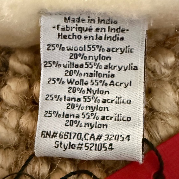 NWT Anthropologie, Wool-blend Scarf, Multi-color, GIFTABLE! - Picture 5 of 7